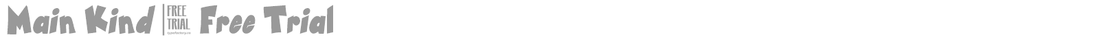 Main Kind font preview